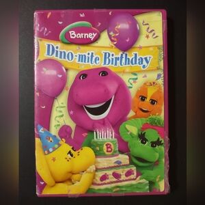 Barney Dino-Mite Birthday DVD 2007 COMPLETE INSERTS RARE